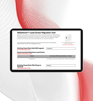 ReliaHome™ Load Center Migration Tool