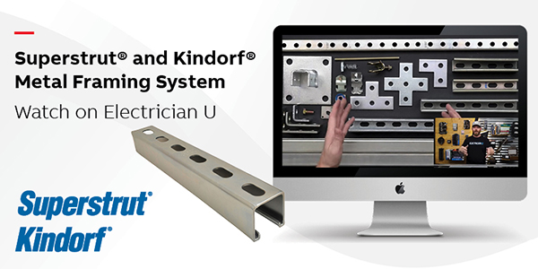 Electrician U reviews ABB’s Metal Framing offerings on Youtube!