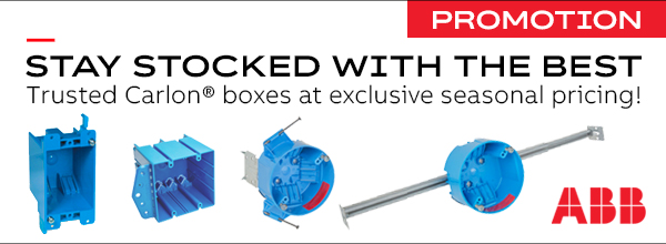 Grab your Carlon® boxes at special rates for building season!