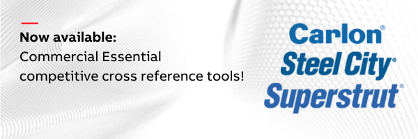 Now available: Commercial Essential competitive cross reference tools!			